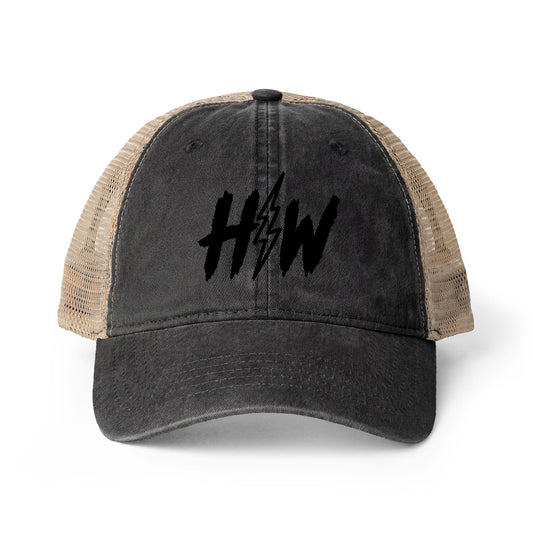 Women's Washed HW Mesh-Back Cap