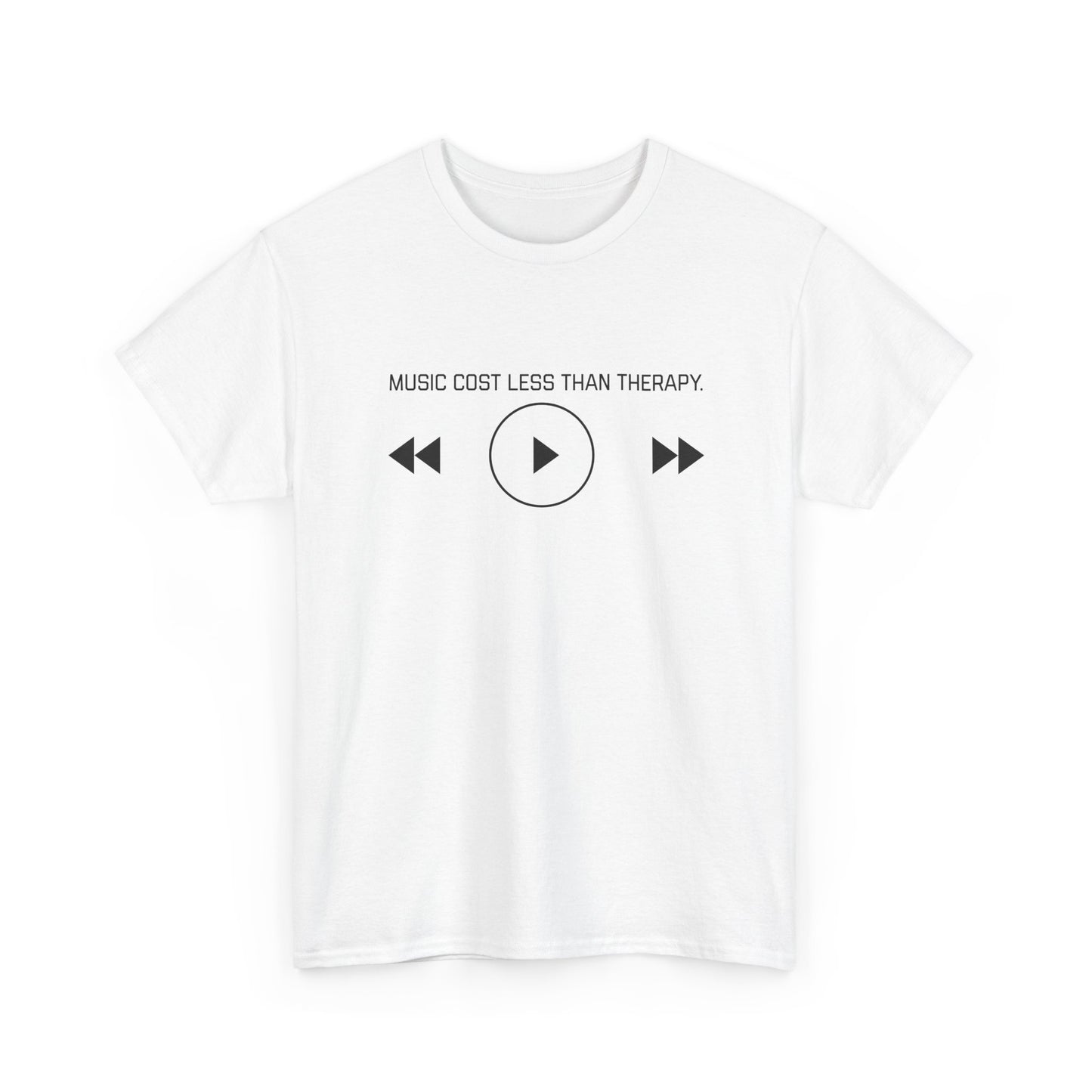 Music Costs Less Than Therapy Tee