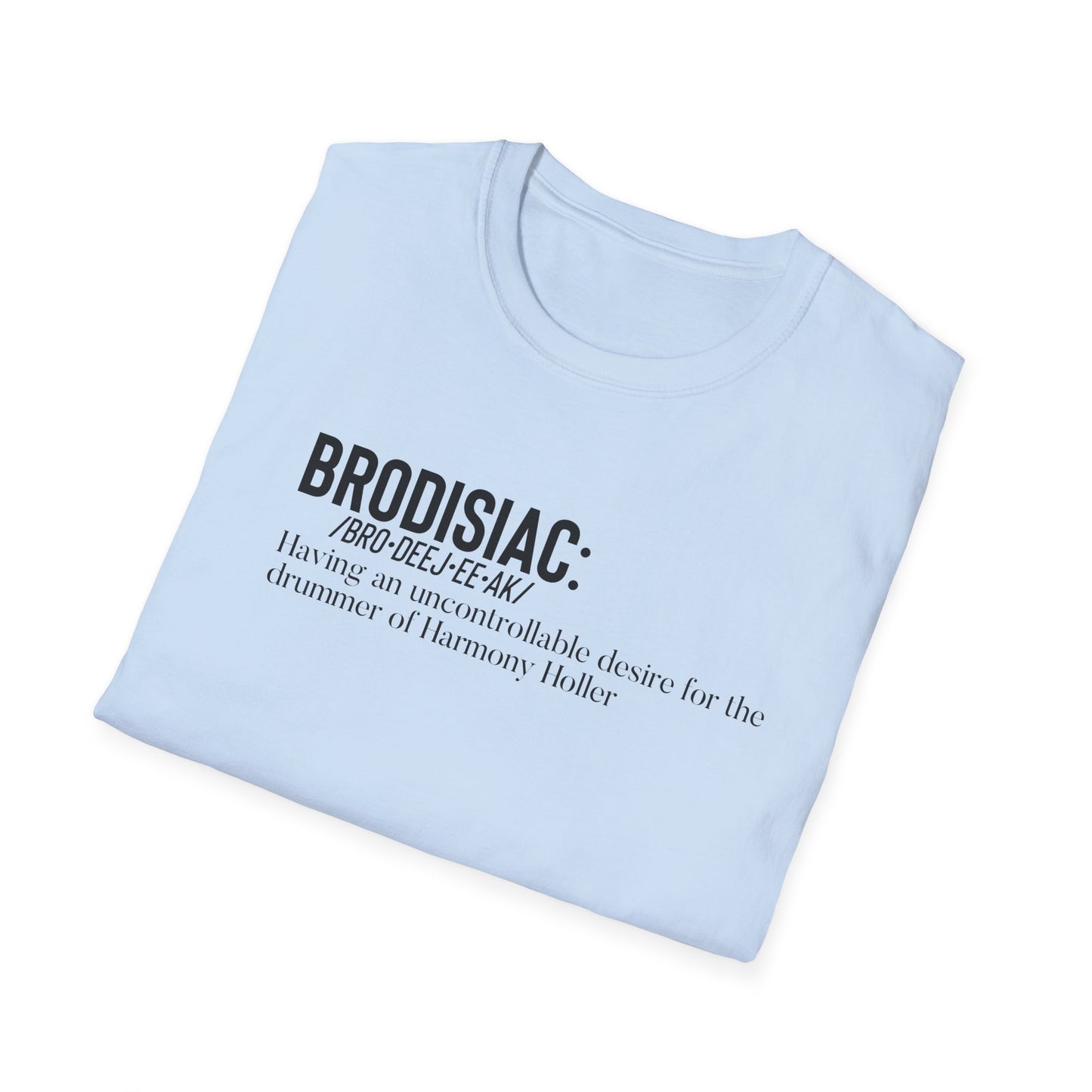 Harmony Holler 'Brodisiac' Graphic T-Shirt — Retro Rock Band Tee