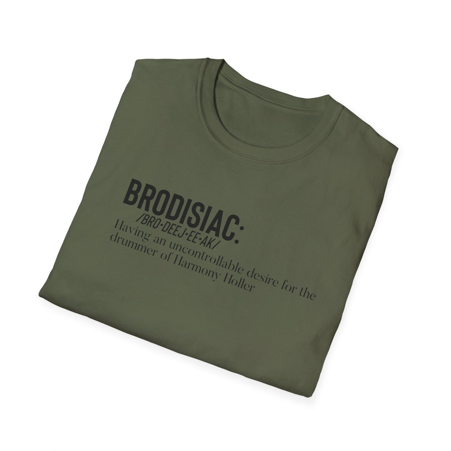 Harmony Holler 'Brodisiac' Graphic T-Shirt — Retro Rock Band Tee