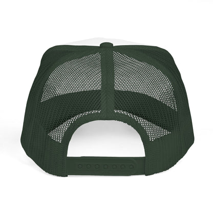 Trucker Cap — Red 'HW' Logo Mesh Hat