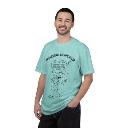 Professional Shower Singer T-Shirt — "It's Rock Harmony Holler" Funny Music Tee