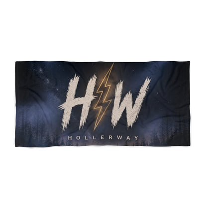 Hollerway Logo Beach Towel