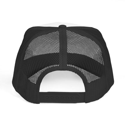 Trucker Cap — Red 'HW' Logo Mesh Hat
