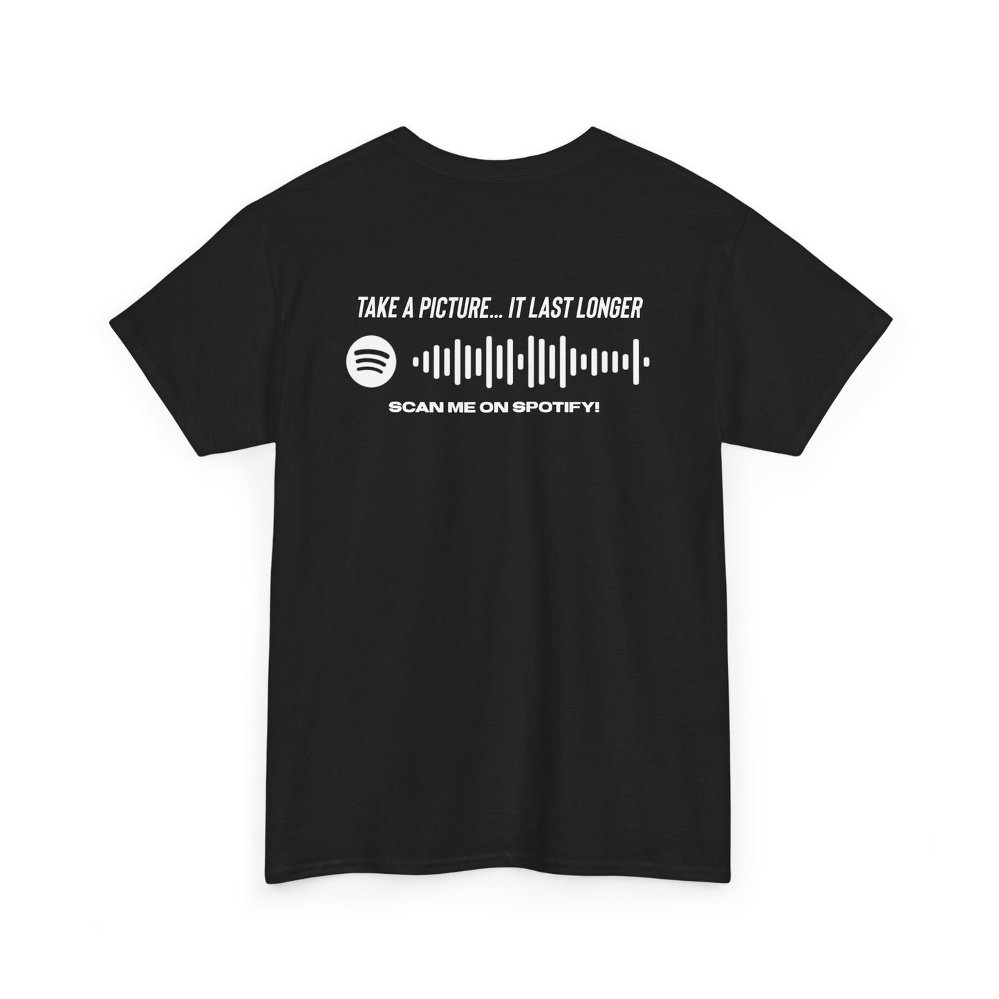 Hometown Heartache Tee — 'Harmony Hollow' Vintage Album Art Shirt (Spotify Scan Code)