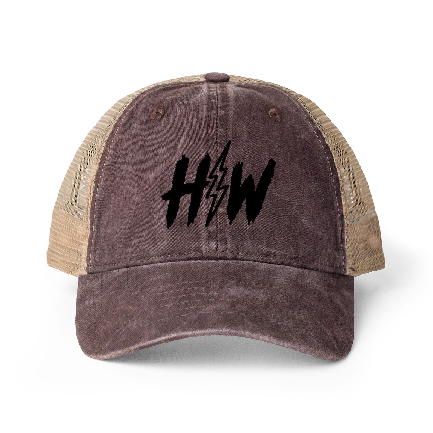 Women's Washed HW Mesh-Back Cap