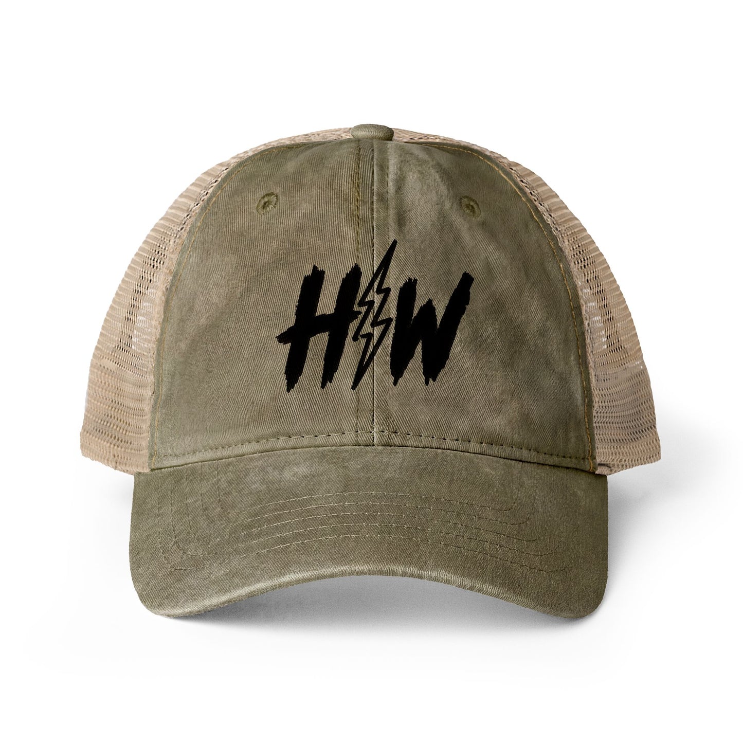 Women's Washed HW Mesh-Back Cap