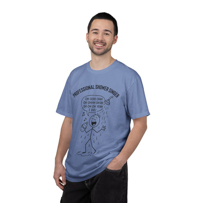 Professional Shower Singer T-Shirt — "It's Rock Harmony Holler" Funny Music Tee