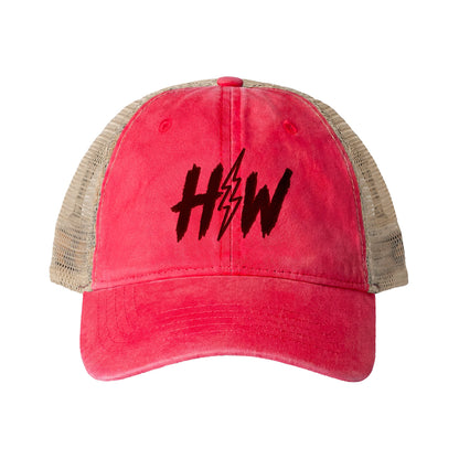 Women's Washed HW Mesh-Back Cap