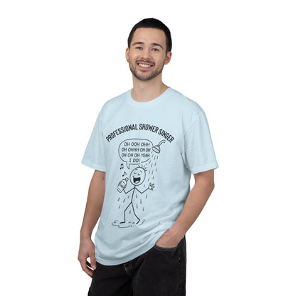 Professional Shower Singer T-Shirt — "It's Rock Harmony Holler" Funny Music Tee